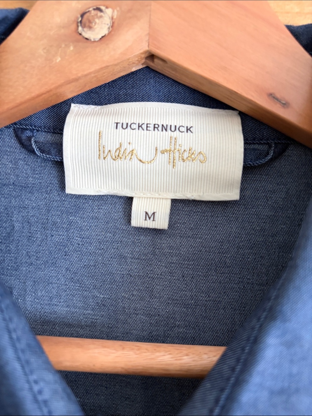 Tuckernuck Indigo Denim Shirt Dress - Picture 2 of 4